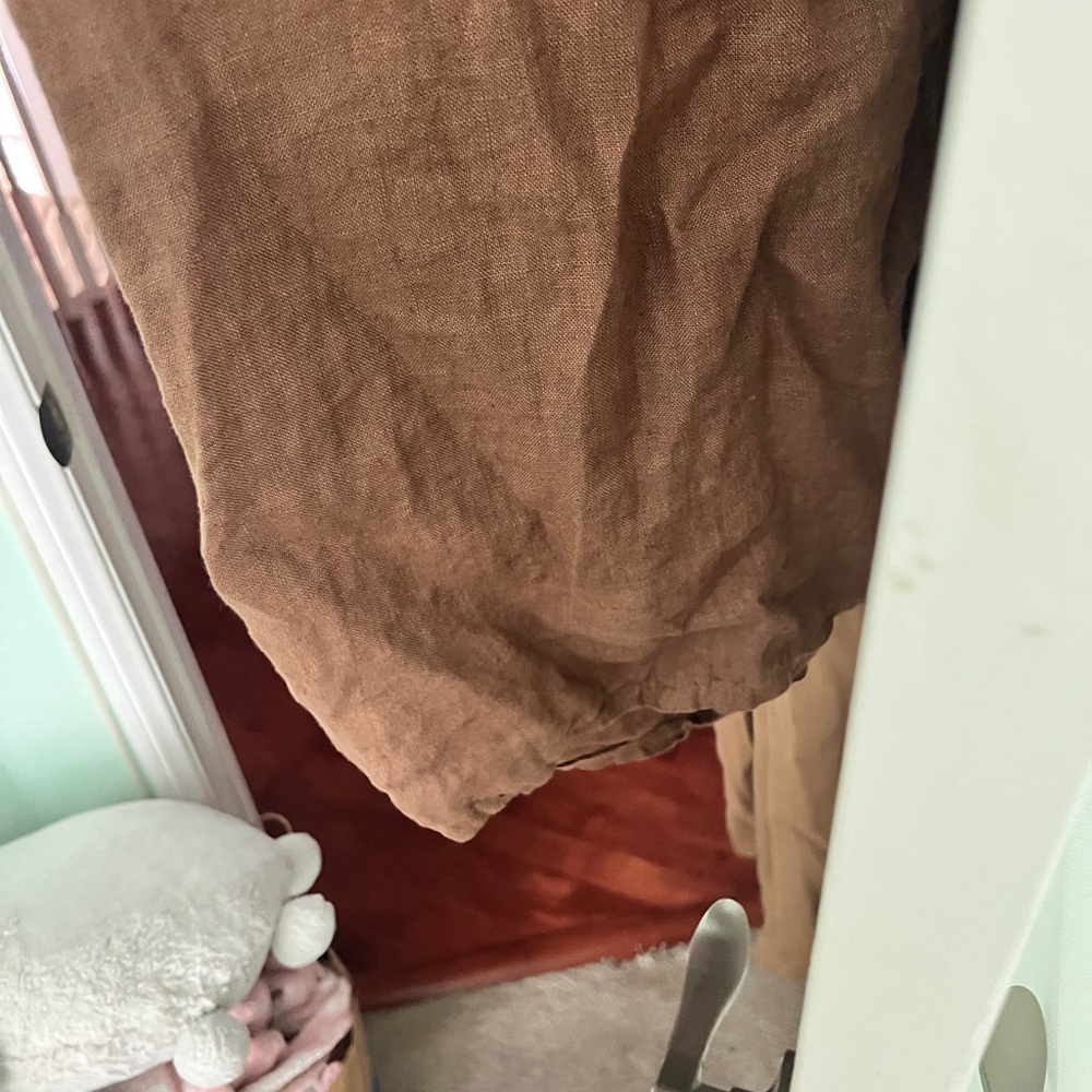 Calvin Klein Tan Jumpsuit and Brown Linen Dress Bundle - Picture 9 of 16
